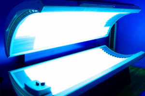 A look at our newest menace--the tanning booth. Image taken from: uofmhealthblogs.org. 