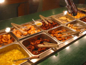 An example of one strip at a common all-you-can-eat buffet. Image taken from: blogs.westword.com. 