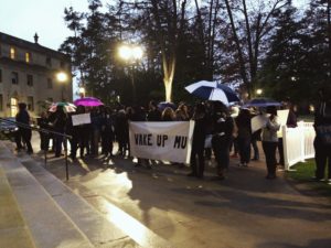 Students gathered in solidarity to protest recent deaths and police brutality.